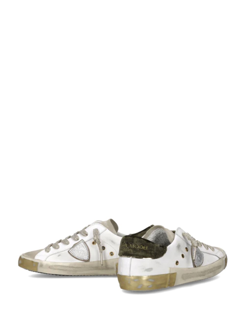 Sneakers Prsx Bianco Verde Militare