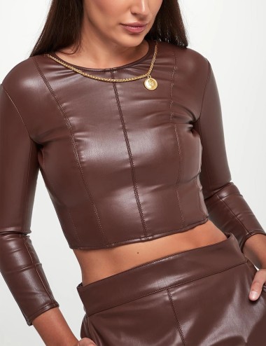 Top with necklace and charm coffee