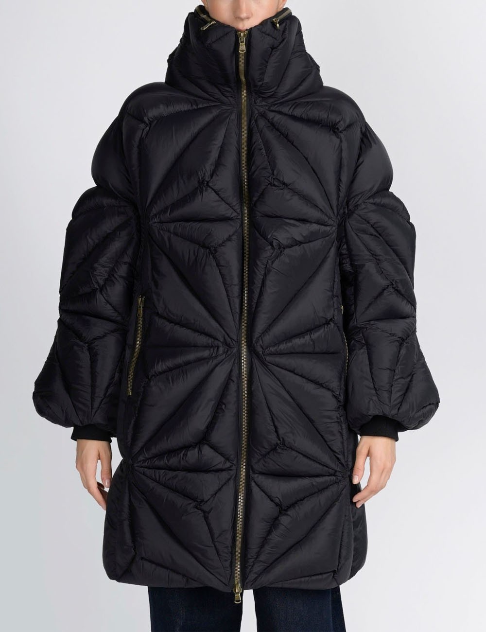 Piumino Diamond long black