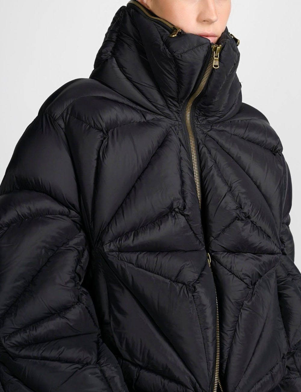 Piumino Diamond long black
