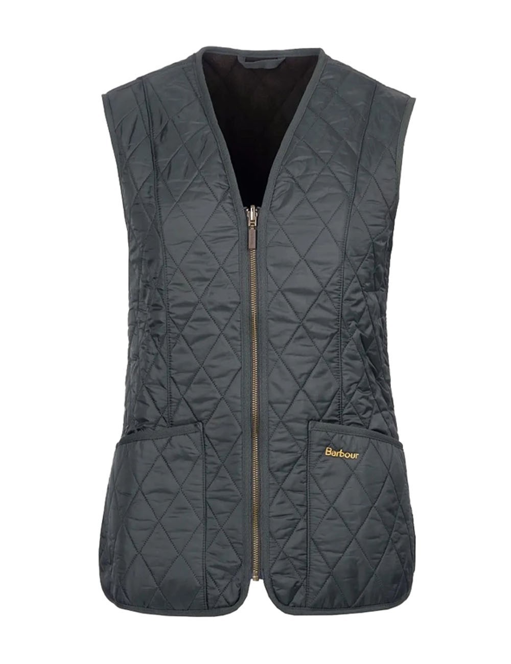 Betty Fleece Waistcoat / Zip-In Liner Dark Olive