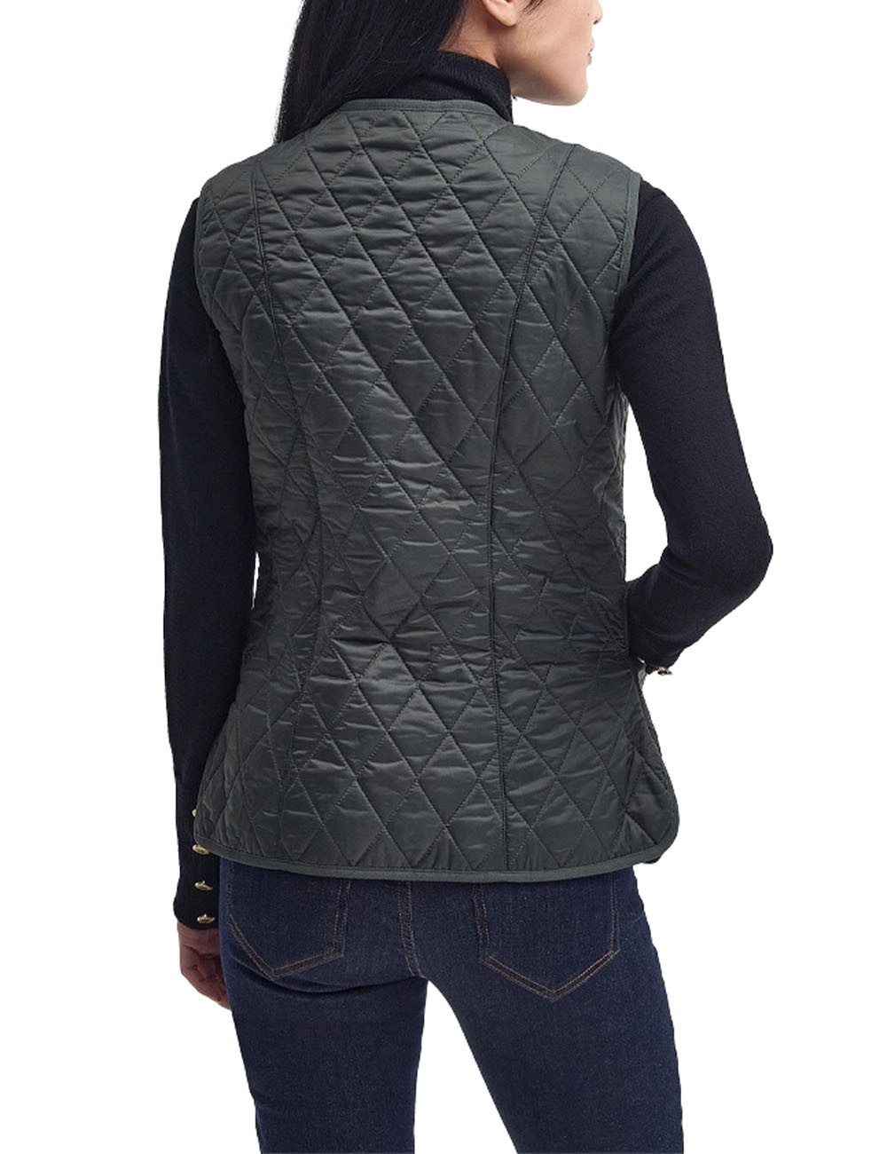 Betty Fleece Waistcoat / Zip-In Liner Dark Olive