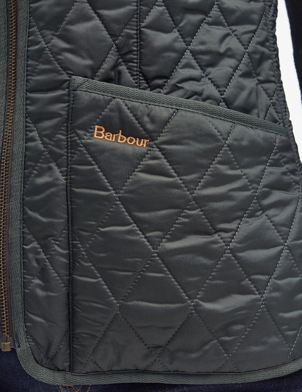 Betty Fleece Waistcoat / Zip-In Liner Dark Olive