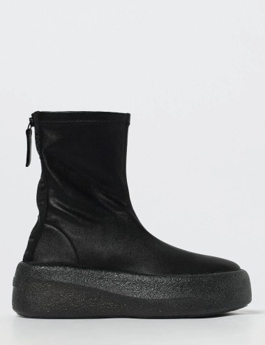 Stivaletti con zeppa neri