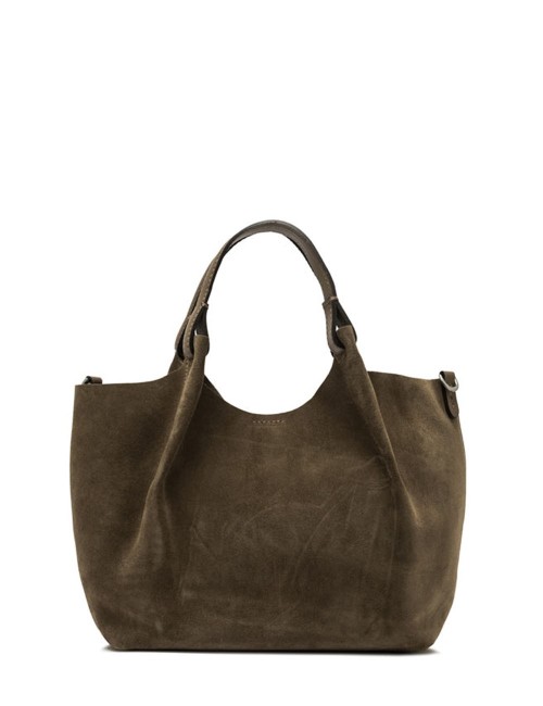 Hand bag Dua suede daino