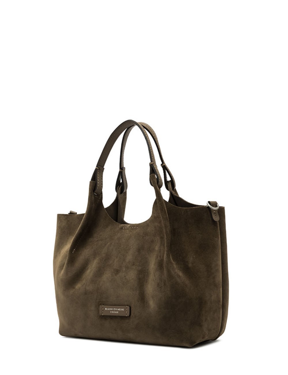 Borsa a mano DUA scamosciata daino