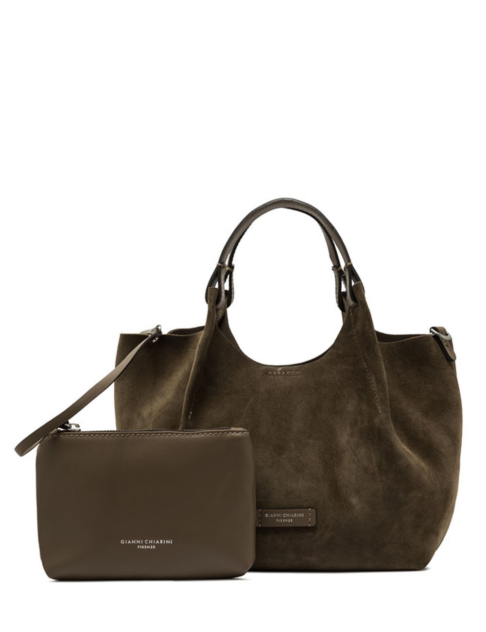 Borsa a mano DUA scamosciata daino