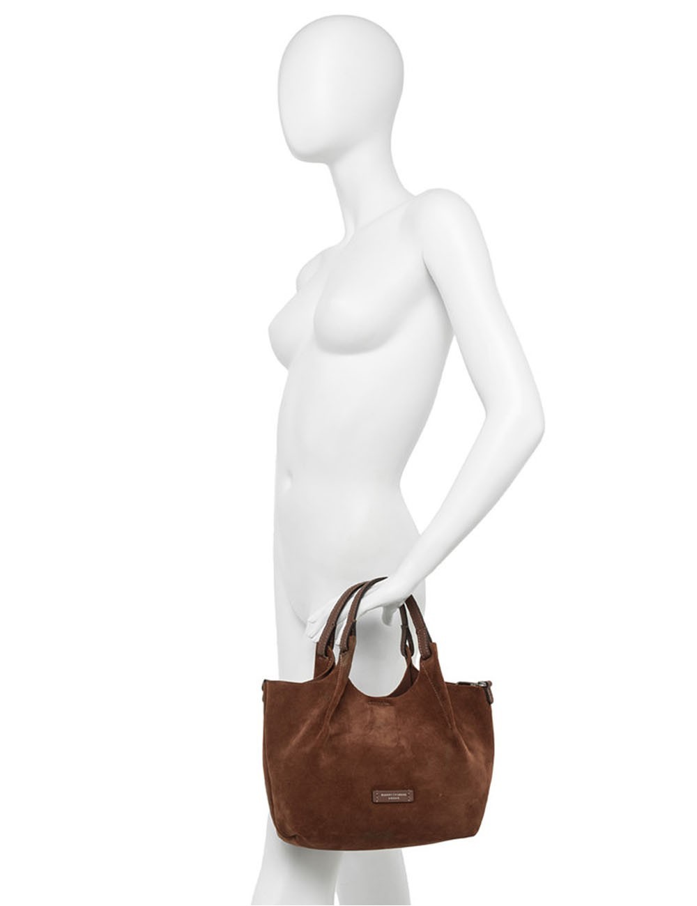 Borsa a mano DUA scamosciata daino