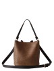 BORSA SECCHIELLO S. C/T OP NATURALE/NERO 0098 TELA PU ST.OP SOFT/VITELLO