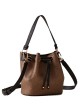 BORSA SECCHIELLO S. C/T OP NATURALE/NERO 0098 TELA PU ST.OP SOFT/VITELLO