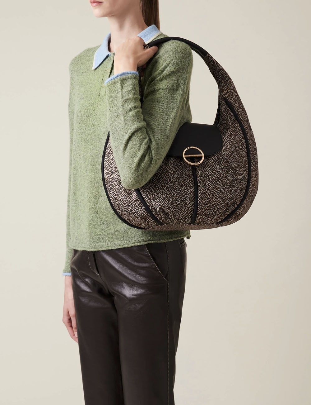 COTTAGE SMALL HOBO BAG OP NATURAL