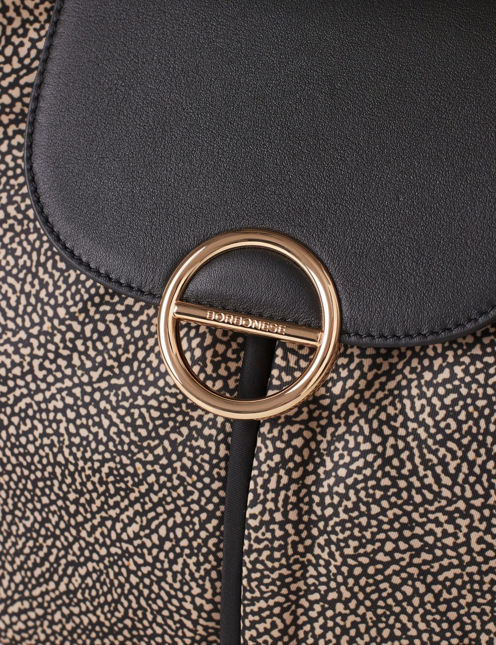 Borsa a mano COTTAGE HOBO SMALL OP NATURALE NERO