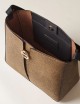 TULIP SMALL BUCKET BAG OP NATURAL BLACK