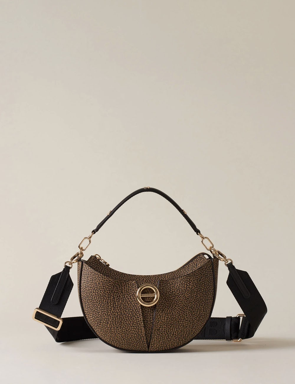 BORSA CROSS OVER SMALL OP NATURALE NERO