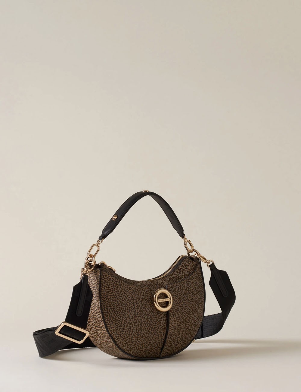 BORSA CROSS OVER SMALL OP NATURALE NERO