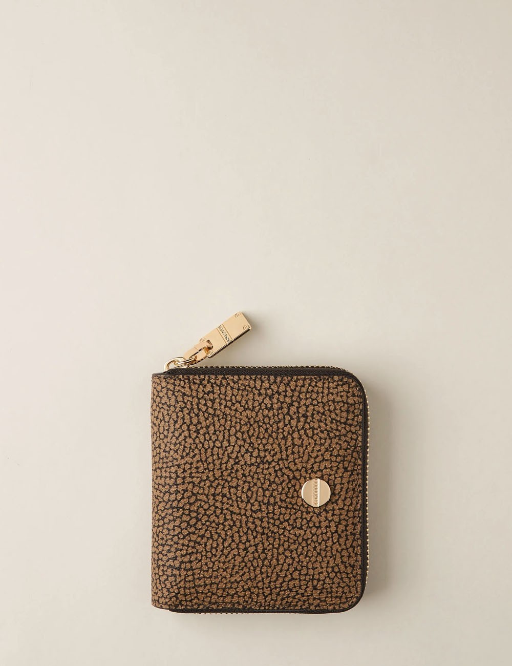 PORTAFOGLIO SMALL ZIP AROUND OP NATURALE NERO