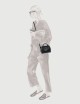 BABY POSTINA® BAG IN NUBUCK BEIGE LEOPARDO