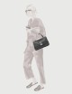 SMALL POSTINA® BAG IN HAMMERED LEATHER BROWN DOLCE AMARO