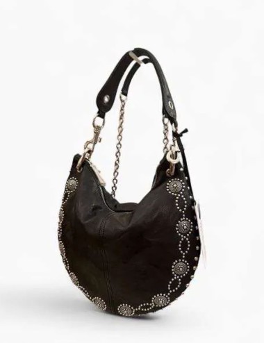 Borsa Rodeo plus parker in pelle nera