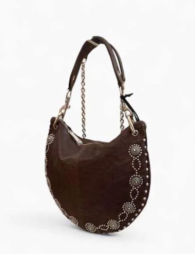 Rodeo plus parker in pelle marrone