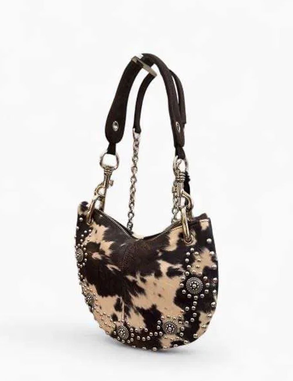 Rodeo Plus Picola in pelle stampa mucca