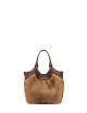 Small handbag DUA in safari leather