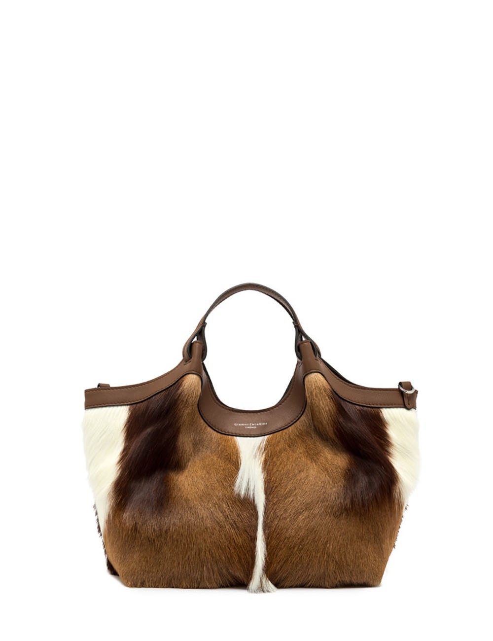 Medium handbag DUA in safari leather