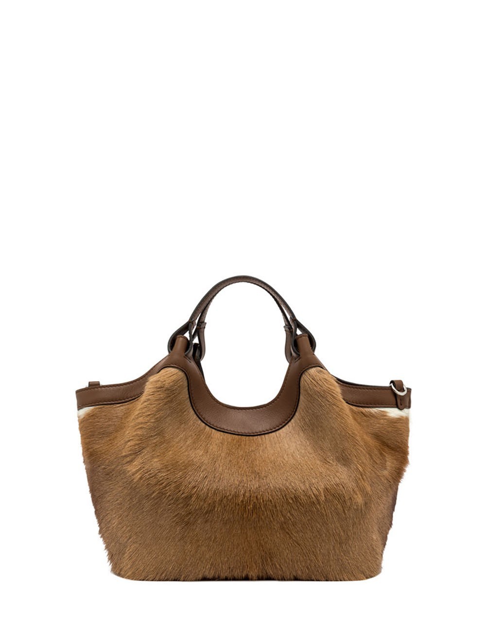 Medium handbag DUA in safari leather