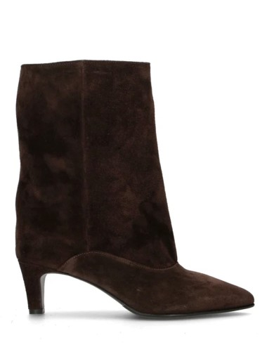 Leila Ankle Boot in suede ebony
