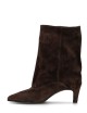 Leila Ankle Boot in suede ebony