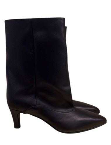 Leila Ankle Boot in leather black