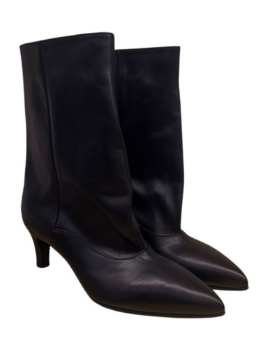 Stivaletto in pelle Leila nero