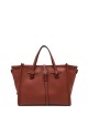Cross-body in leather MISS MARCELLA 32 BRICK RED