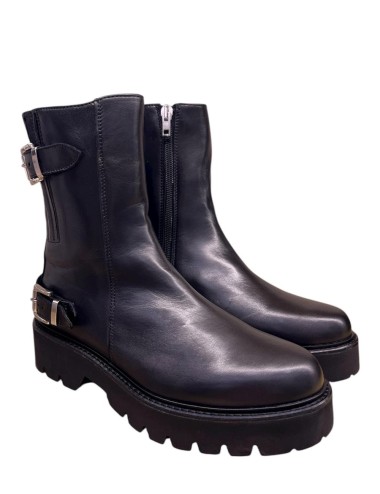 Stivaletti Mikol in pelle nera