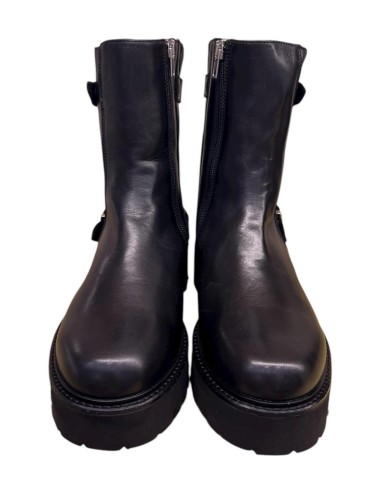 Stivaletti Mikol in pelle nera