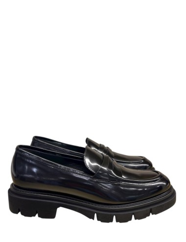 Mocassino in pelle nero