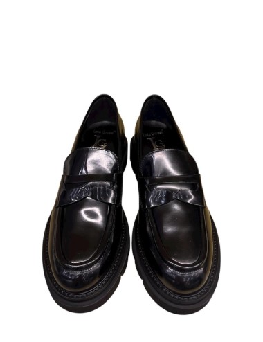 Mocassino in pelle nero