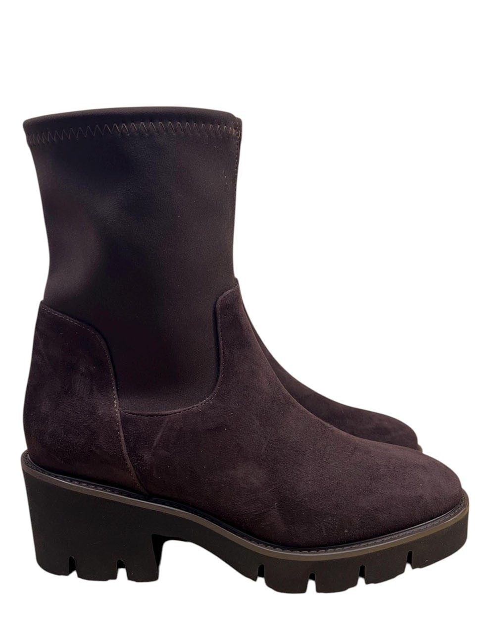 Stivaletto scamosciato testa di moro