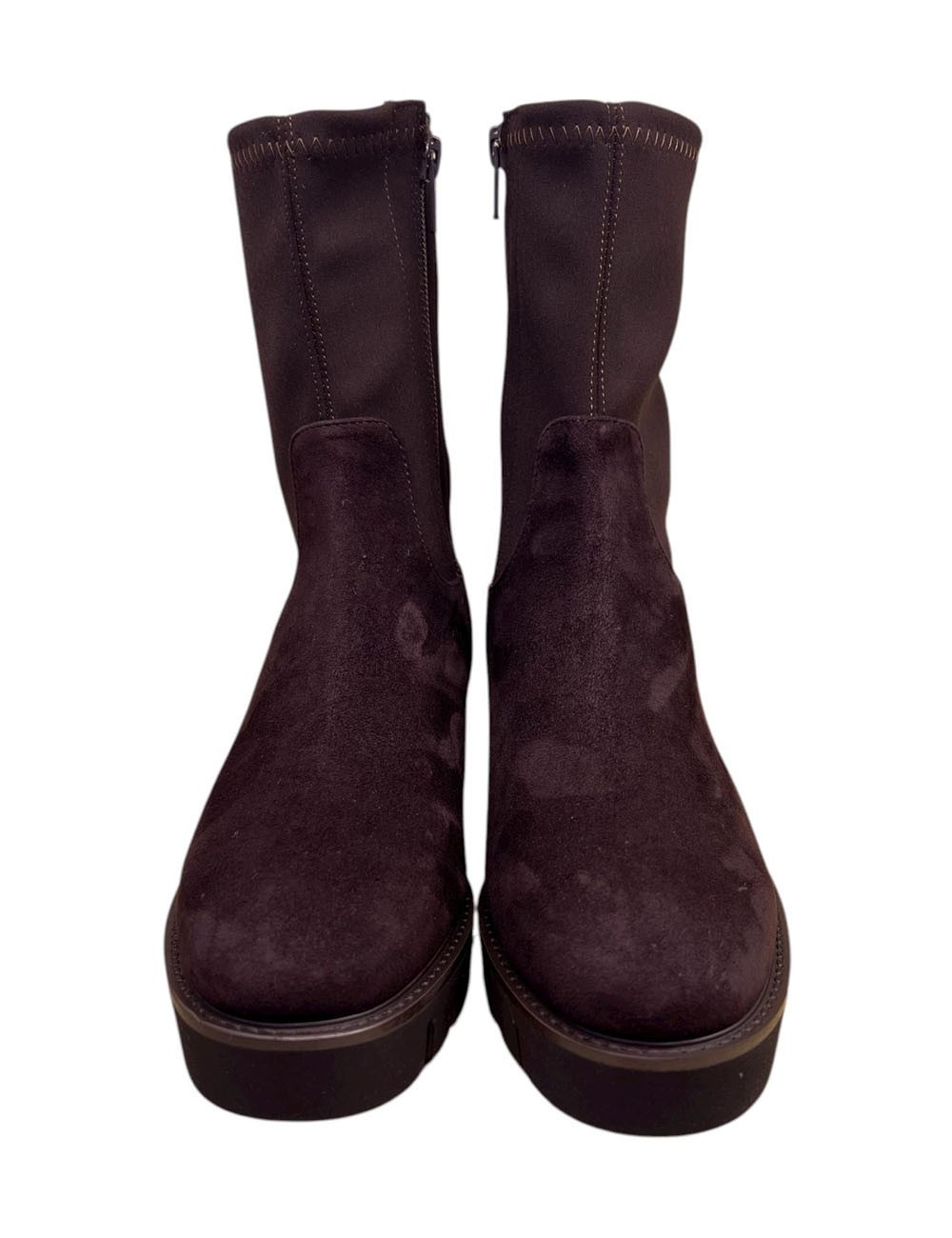 Stivaletto scamosciato testa di moro