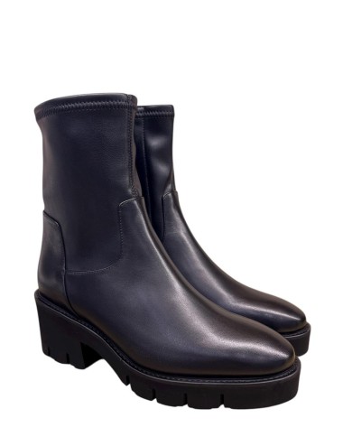 Stivaletto in pelle nero