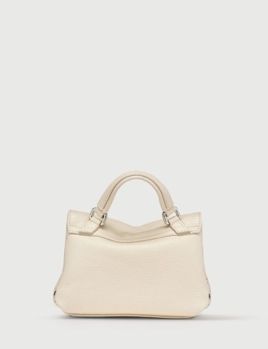 BORSA POSTINA® DAILY BABY IN PELLE BEIGE ALCALINO