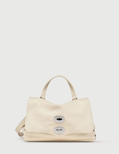 BORSA POSTINA® DAILY SMALL IN PELLE BEIGE ALCALINO