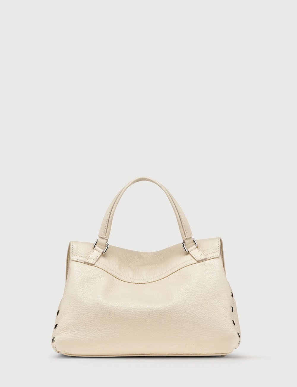 BORSA POSTINA® DAILY SMALL IN PELLE BEIGE ALCALINO