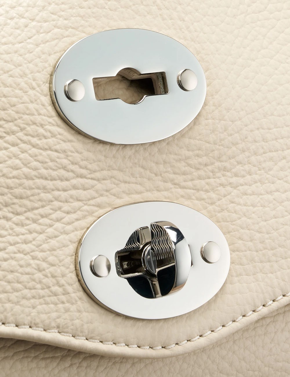 BORSA POSTINA® DAILY SMALL IN PELLE BEIGE ALCALINO