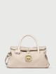 BORSA A TRACOLLA DOTTA® SMALL IN NABUK BEIGE MALVA