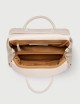 BORSA A TRACOLLA DOTTA® SMALL IN NABUK BEIGE MALVA