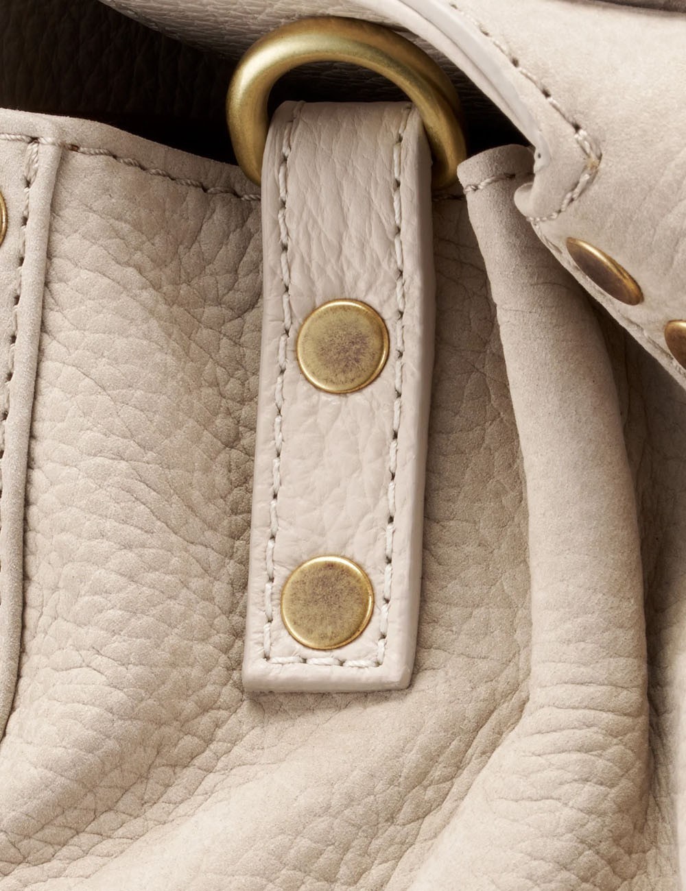 BORSA A TRACOLLA DOTTA® SMALL IN NABUK BEIGE MALVA