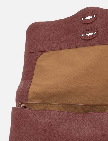 BORSA POSTINA M IN PELLE MARTELLATA RED OPERA