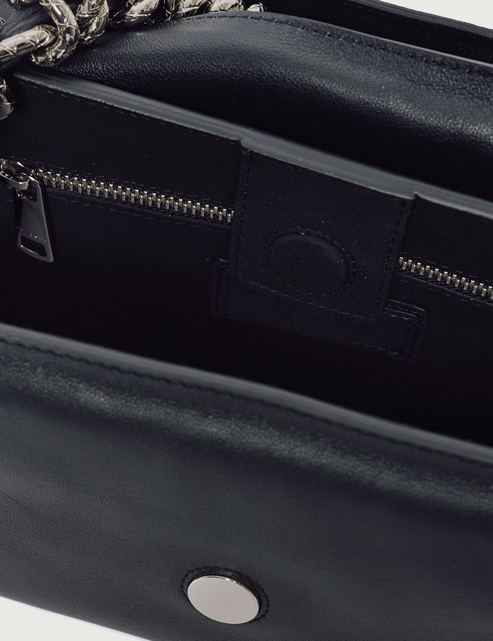 Borsa Sveva Longuette Nappa Bold a spalla in nappa imbottita nero