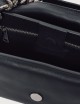 Sveva Longuette Nappa Bold padded leather shoulder bag black